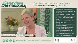 LIVE | Deuxième carnet de campagne avec Geneviève Darrieussecq