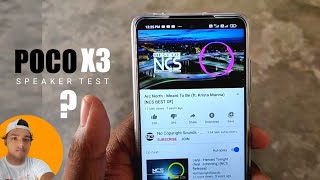 Poco X3 Speaker Test : With Stereo Experience 🔊 *Noicy Invironment*