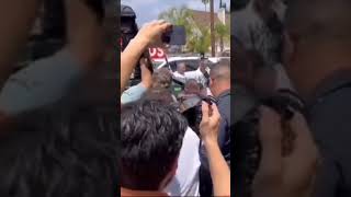 #pelea campal Vs grupo a favor de las enseñanzas LG Tv en escuela de Los Angeles #viral