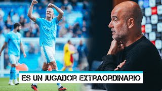 La reaccionó de Pep Guardiola por ¿Haaland?