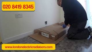 How to Install an Electrorad Aeroflow Electric Radiator.