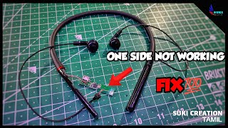 How to repair bluetooth earphones  one side not working in tamil | #sctyt