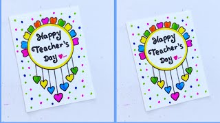 Diy teacher's day card/teacher's day greeting card/teacher's day card/teacher's day card making