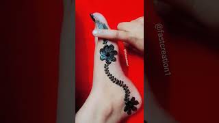 Amazing reverse leg mehndi।।beautiful foot mehndi design।।easy leg mehndi design।।latest mehndi