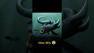 "#TheGreatUnknown: Diving into the Secrets of the 95% Uncharted Ocean"😨#viral video  #monster#ocean