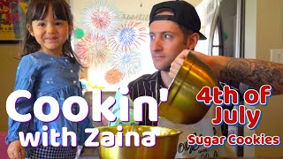 Cookin with Zaina - Fourth of July Sugar Cookies