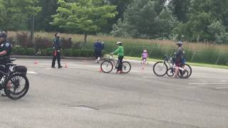 School bike rodeo by police