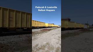 Paducah & Louisville Ballast Hoppers on CSX 521 #PAL #paducah #louisville #ballast #hoppers #train