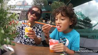 Ngumpulin kartu dan makan  slushy es | Dinivlog #28