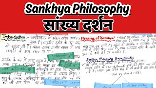 Samkhya Philosophy (सांख्य दर्शन) {Knowledge and Curriculum} #B.Ed.#education #Teaching exams