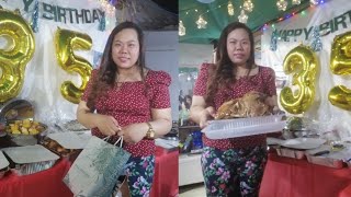 SIMPLE MAKE UP SA BIRTHDAY & Happy 35th Bday sis Rhea Mendoza