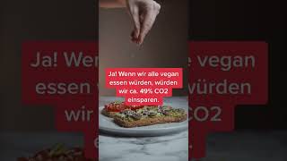 Welchen Einfluss hat veganes Essen auf die Umwelt? #nachhaltigkeit #vegan #essen #veganfood