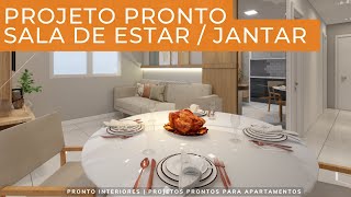 Sala de Estar / Jantar Planejada | London | 110 S