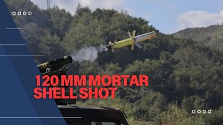 120 mm mortar shell shot#army #military