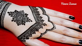 latest bridal mehndi design || easy simple arabic henaa mehndi design for wedding || dulhan mehndi