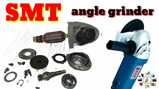 How to remove the smt angle grinder and shaft to change the top bearings of the grinder