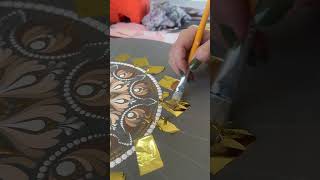 Mandalando com muito Ouro 🌟.  #mandala #arte #autoconhecimento