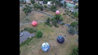 DJI MINI 3 PRO - Festival planet Brno - Hvězdárna / inflatable planets - Observatory - long version