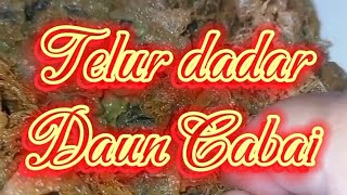 Telur dadar crispy daun cabai #telurcrispy #telurdadar #telurgoreng #pamulangfoodies #menusederhana