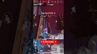 ☠️⚡️1 v 4 CLUTCH🔥⚡️#ytshorts #bgmi #battlegroundsmobileindia #livestream #1v4clutch