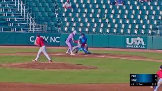 Catching HL’s vs PRD (USA Baseball National Team Championships - Cary, NC)