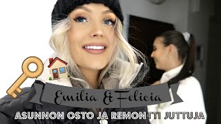 UUDEN ASUNNON REMONTIN SUUNNITTELUA 🏠 🔨 || Emilia & Felicia