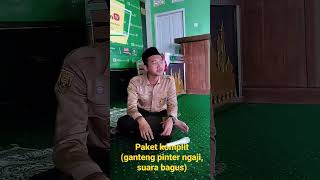 paket komplit genteng pintar ngaji suara bagus #ganteng #suaramerdu