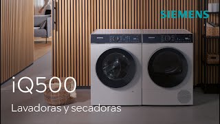 Presentamos las nuevas lavadoras y secadoras iQ500