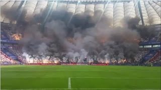 Choreo & Pyro - Lech vs. Legia (Lech Poznan vs. Legia Warsaw | 02.05.16)