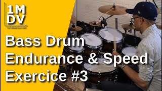 1MDV - The 1-Minute Drum Video #216 : Bass Drum Endurance & Speed Exercice #3