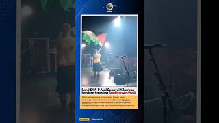 DUKUNG KEMERDEKAAN PALESTINA, BAND SKA-P ASAL SPANYOL KIBARKAN BENDERA PALESTINA SAAT KONSER