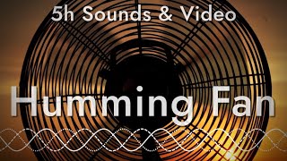 Humming Fan Sound on a Hot Summer Afternoon (5 hours of relaxing sounds and video)