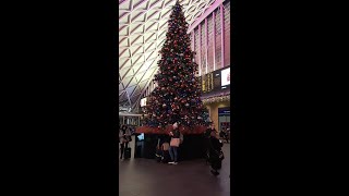 🎅 King's Cross Station Christmas Tree #2022 #shorts