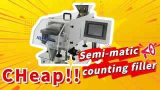 good price and good use: semi-matic counting filling machine for tablets packing