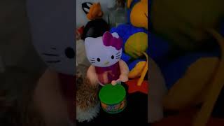 HELLO KITTY THE DRUMMER  #asmrsound #shorts #trending #hellokitty