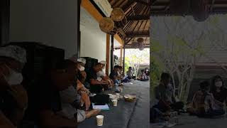 Rapat pengukuhan Panitia Odalan Pure penataran Agung Margowening #pure