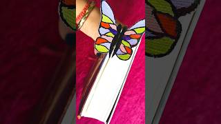 Easy DIY butterfly bookmark /बहुत आसानी से बनाएं #diy #bookmark #butterfly #vairal #making#craft