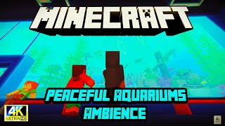 "Exploring Peaceful Aquariums in Minecraft | Relaxing Ambience & Serene Underwater Views"