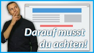 Was macht eine gute WEBSEITE aus? Auf diese 8 Punkte musst du achten!