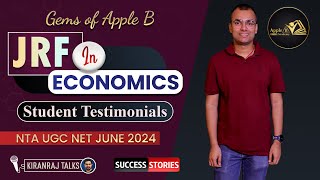 NTA UGC NET JRF Economics | June 2024 | Bharat Krisshnan | Offline Classes | Apple B Academy