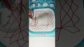 How many rotations did the pen make in total? ?? #Spirograph #satisfying #shorts