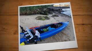 Winter kayak fishing