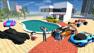 Shinchan Oggy Biggest Car Collection in Indian Bikes Driving 3d