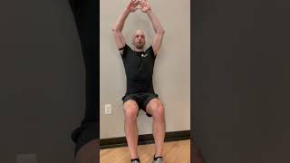 Wall Sit + Arm Jacks: Total Body Burn, No Equipment