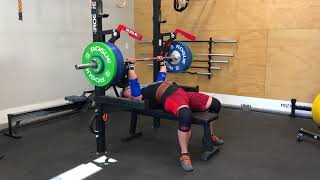 6/15/18 Bench (comp) 290x1@9 *test day*