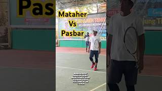 Semifinal Sengit Mataher TC Jambi vs Pasbar Sumbar di Kejuaraan Tenis Beregu Dandim Kerinci Cup 2024