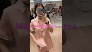 Maje pink dress #maje #dress #pink #pinkdress #beautifuldress #fashion #clothes