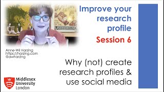 Research Profile 6: The why and how of Social Media