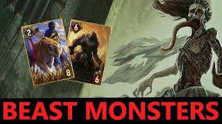 Beast Monsters With Three Different Combos! Surprise Your Opponent! | Gwent