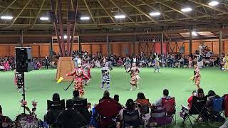 Piikani New Years powwow 2024. Woman's jingle